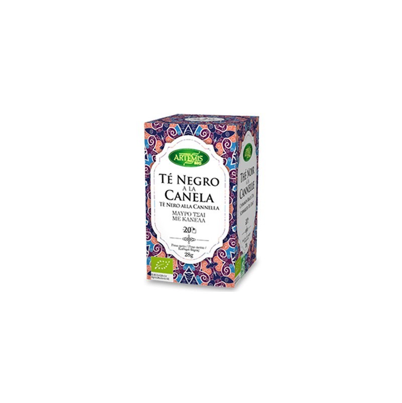 Té negro Canela BIO marca Artemis