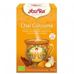 Infusión Chai Cúrcuma  BIO marca Yogi Tea