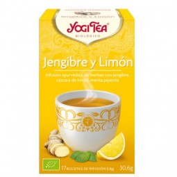 Infusión Jengibre y limón  BIO marca Yogi Tea